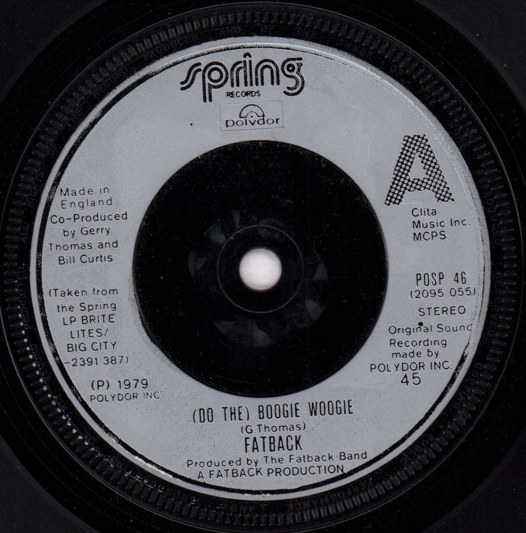 Fatback Band - Do The Boogie Woogie - 7 Inch