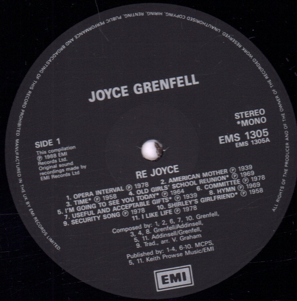 Joyce Grenfell - Re Joyce - Lp