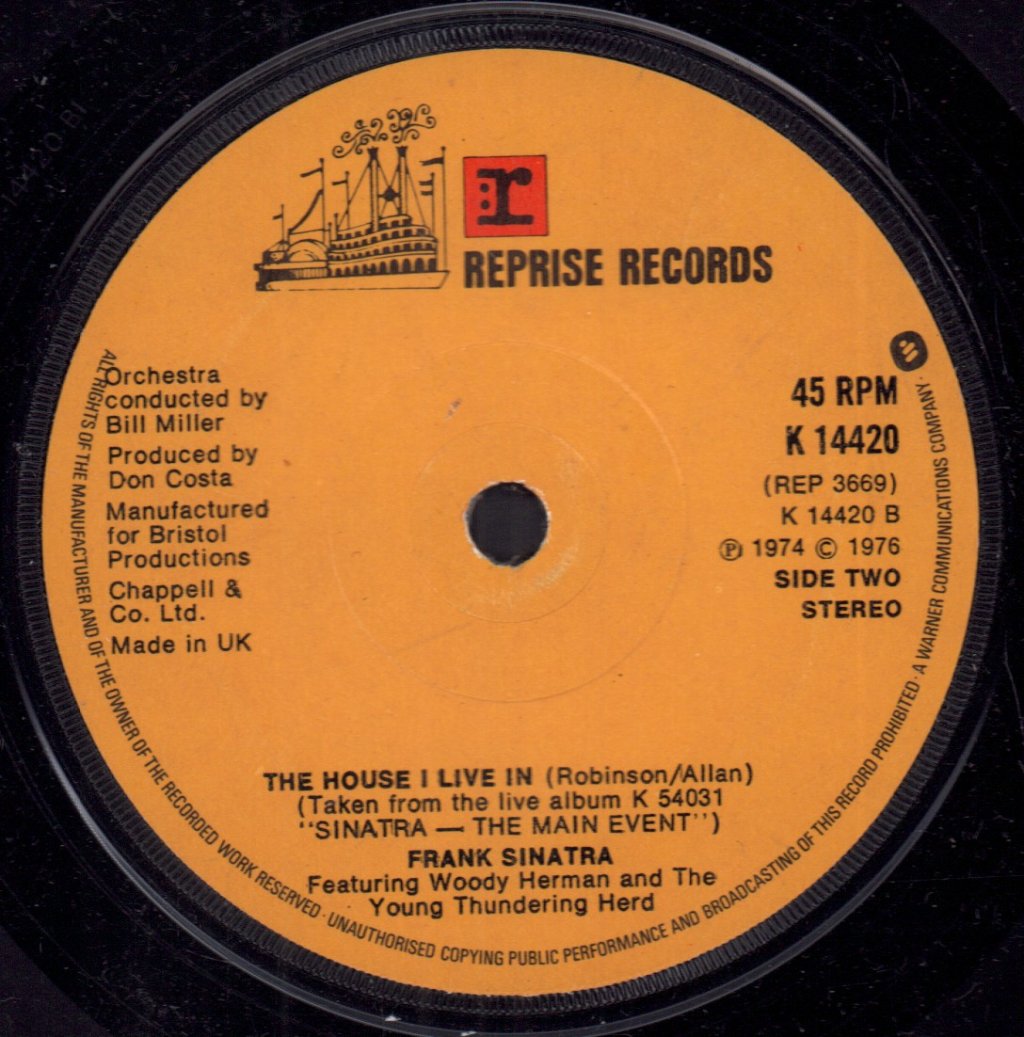 Frank Sinatra - I've Got You Under My Skin - 7 Inch