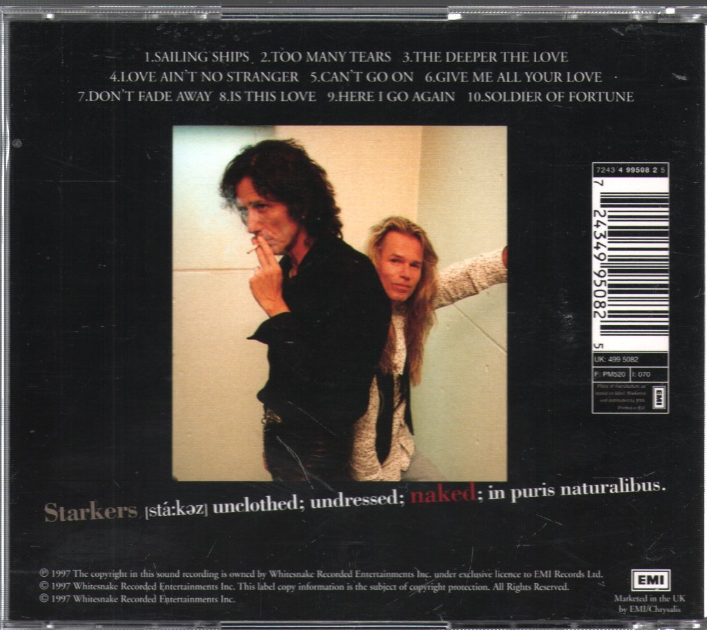 Whitesnake - Starkers In Tokyo - Cd