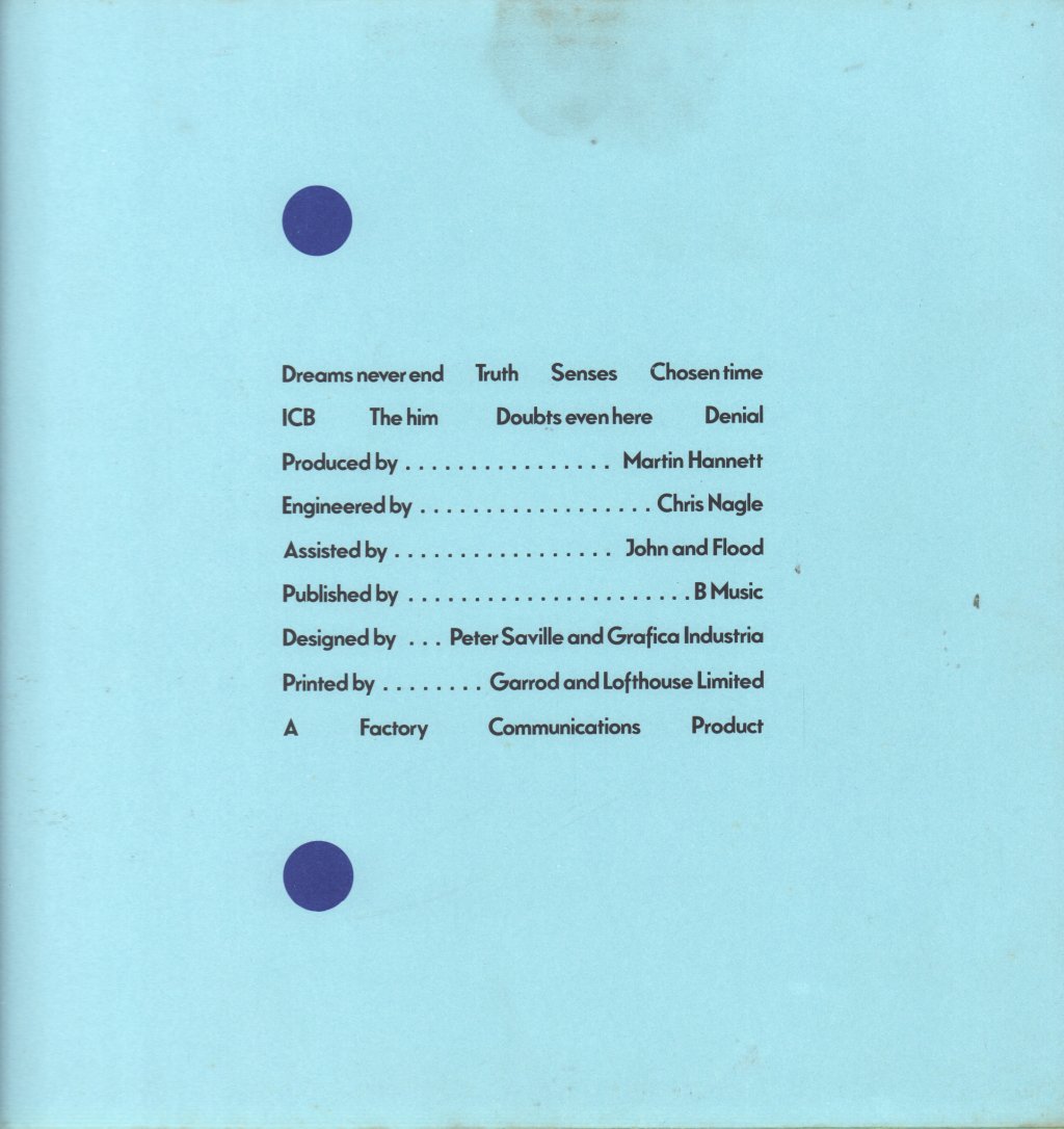 New Order - Movement - Lp