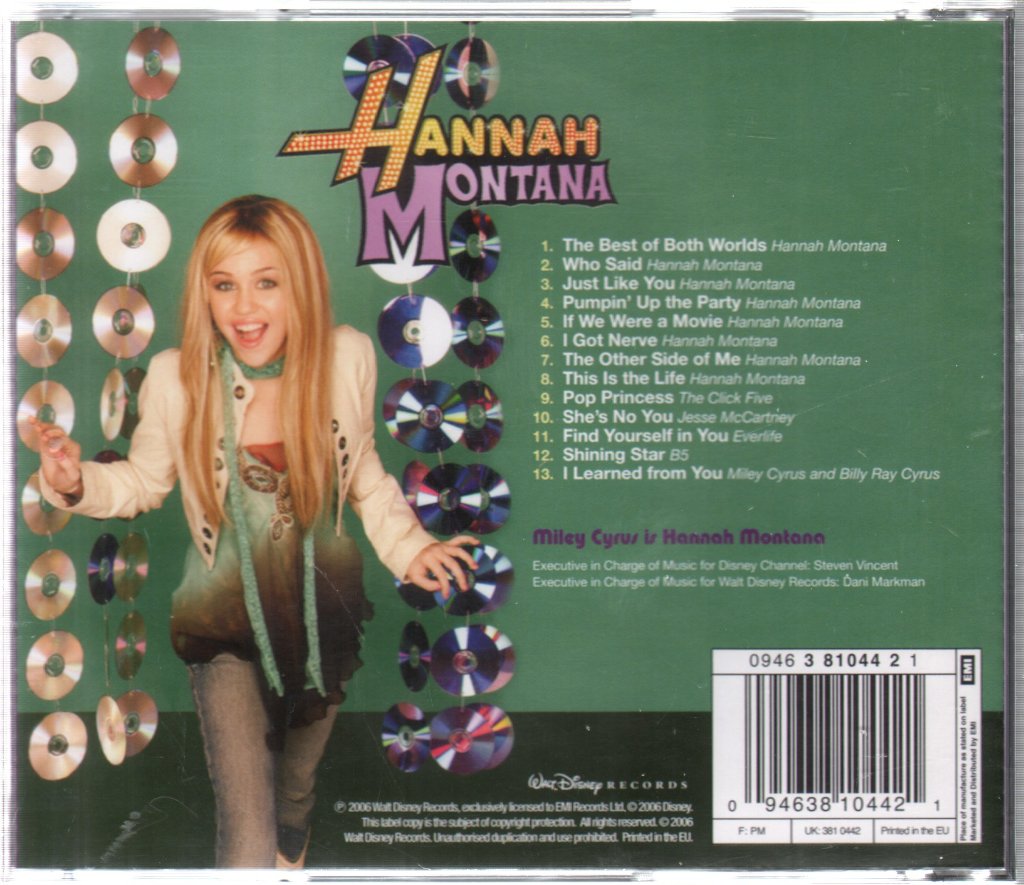 Miley Cyrus - Hannah Montana - Cd