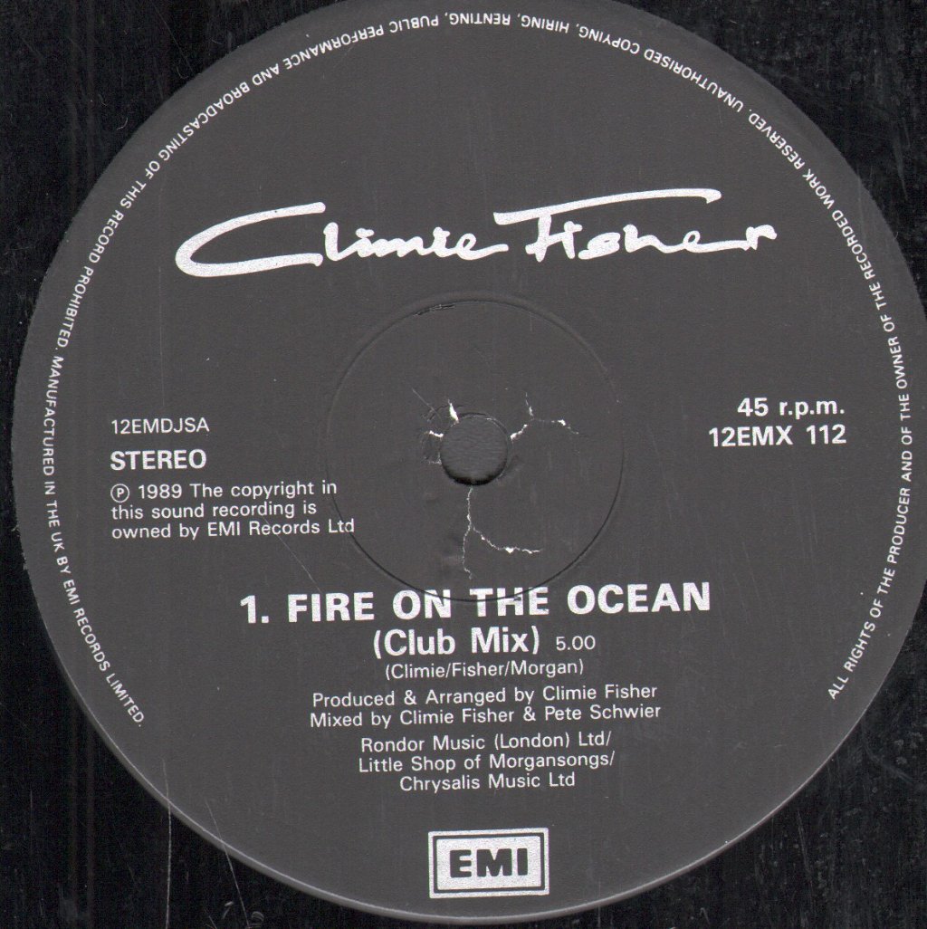 Climie Fisher - Fire On The Ocean - 12 Inch
