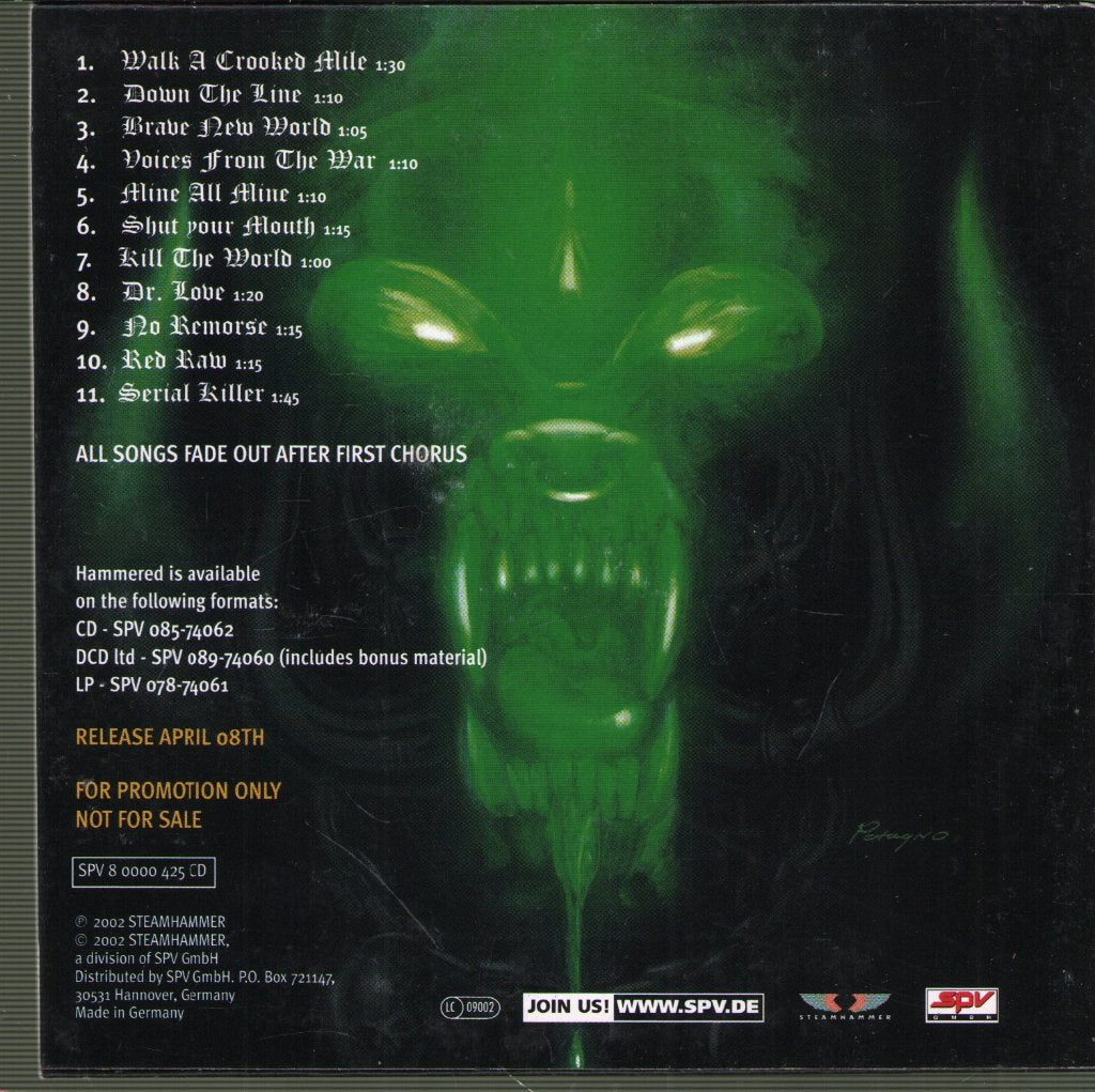 Motorhead - Hammered - Cd
