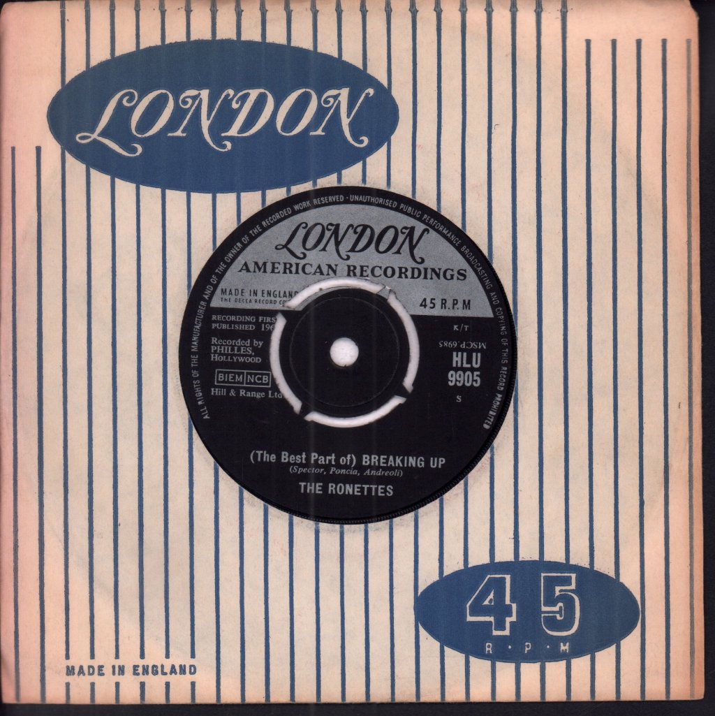 Ronettes / Phil Spector Group - Breakin' Up / Big Red - 7 Inch