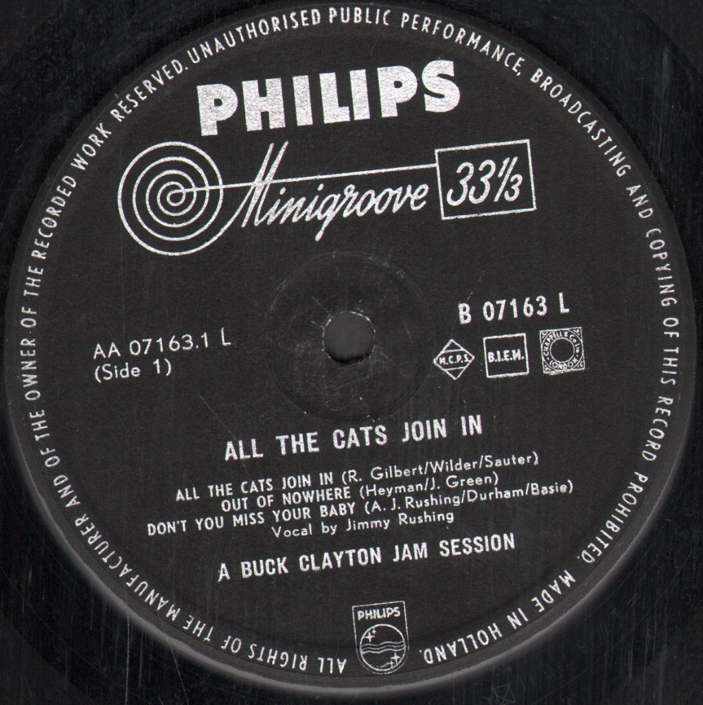 Buck Clayton - All The Cats Join In - Lp