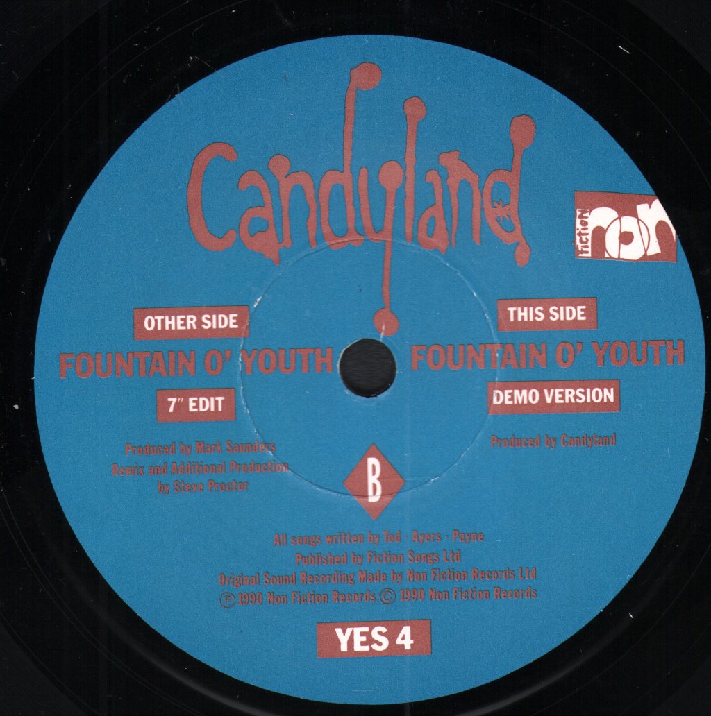 Candyland - Fountain O Youth - 7 Inch