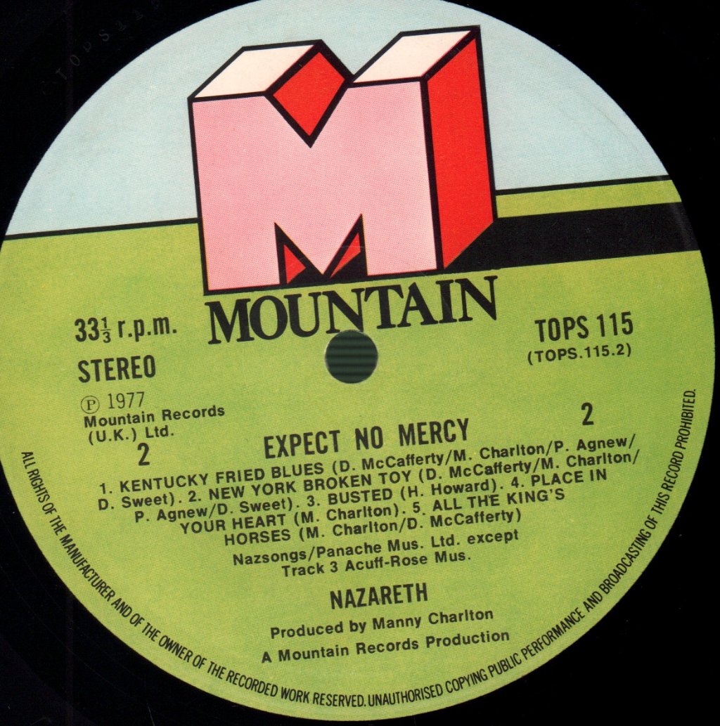 Nazareth - Expect No Mercy - Lp