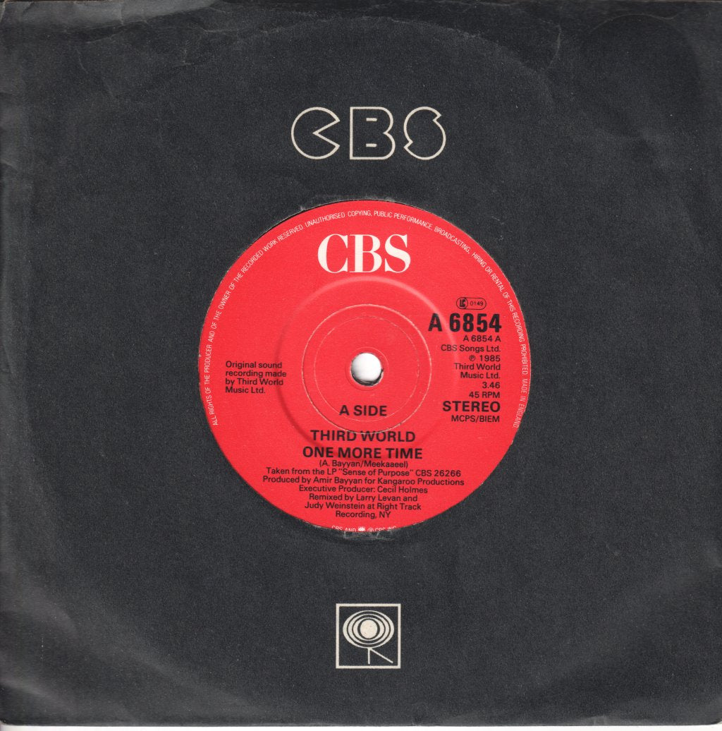 Third World (Reggae) - One More Time - 7 Inch