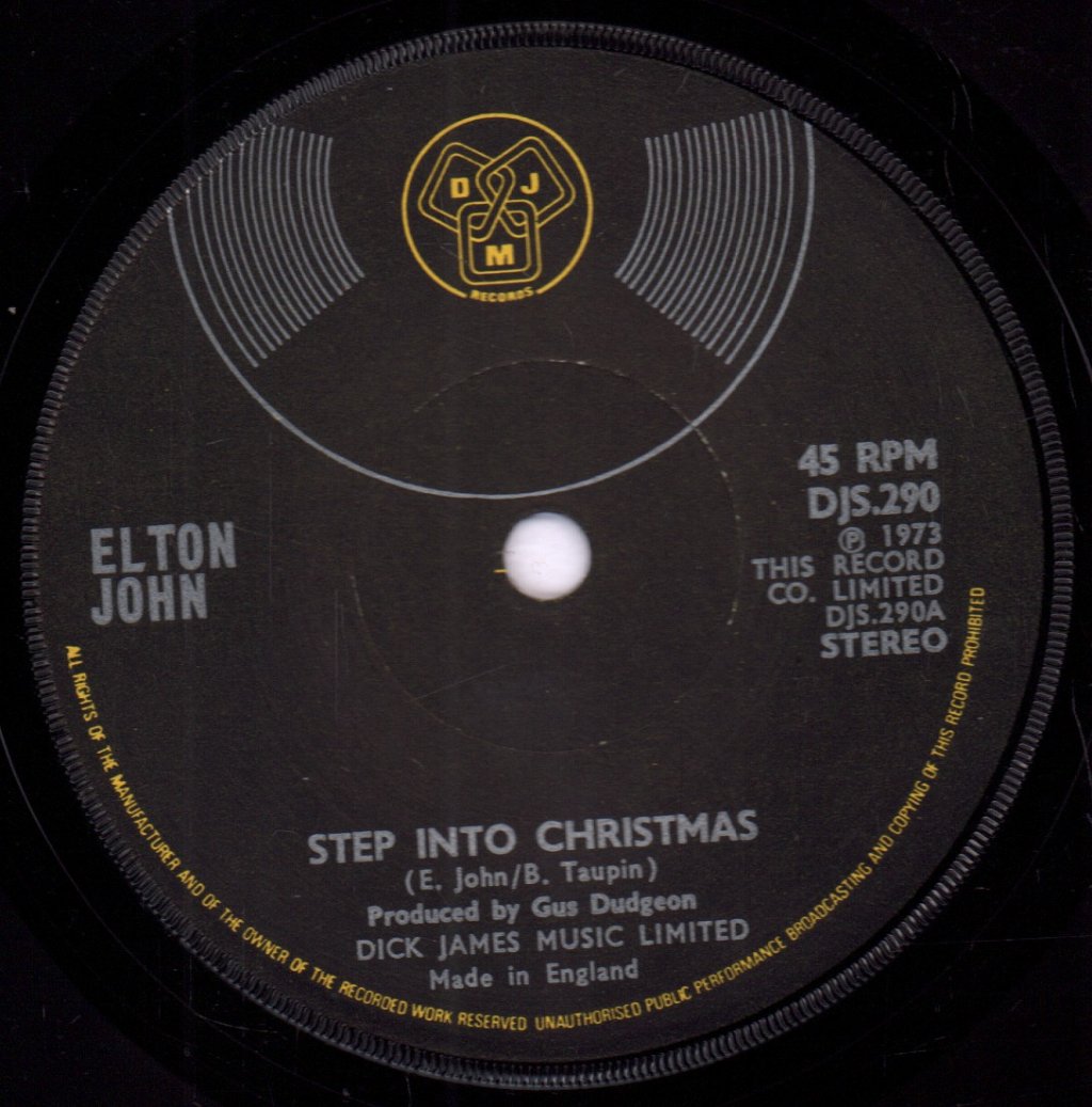 Elton John - Step Into Christmas - 7 Inch