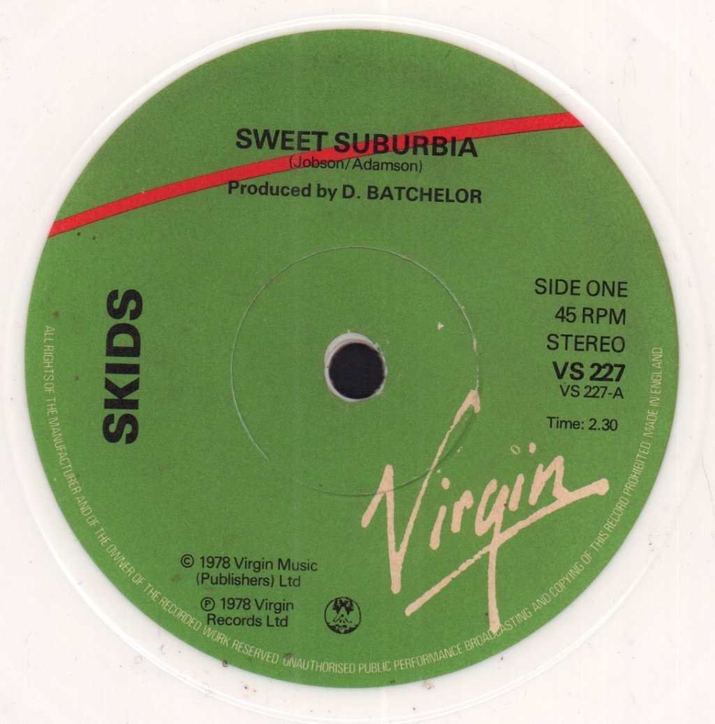 Skids - Sweet Suburbia - 7 Inch