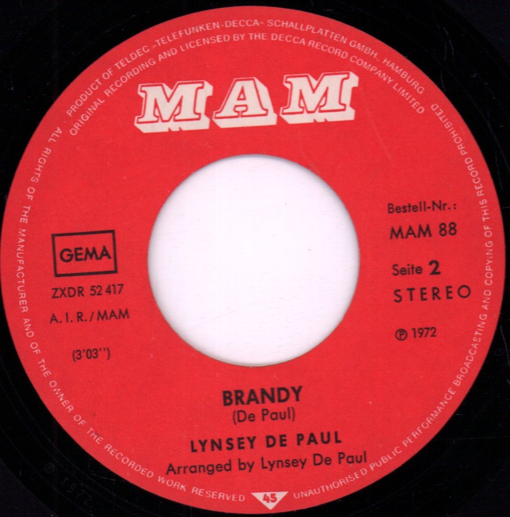 Lynsey De Paul - Getting A Drag - 7 Inch