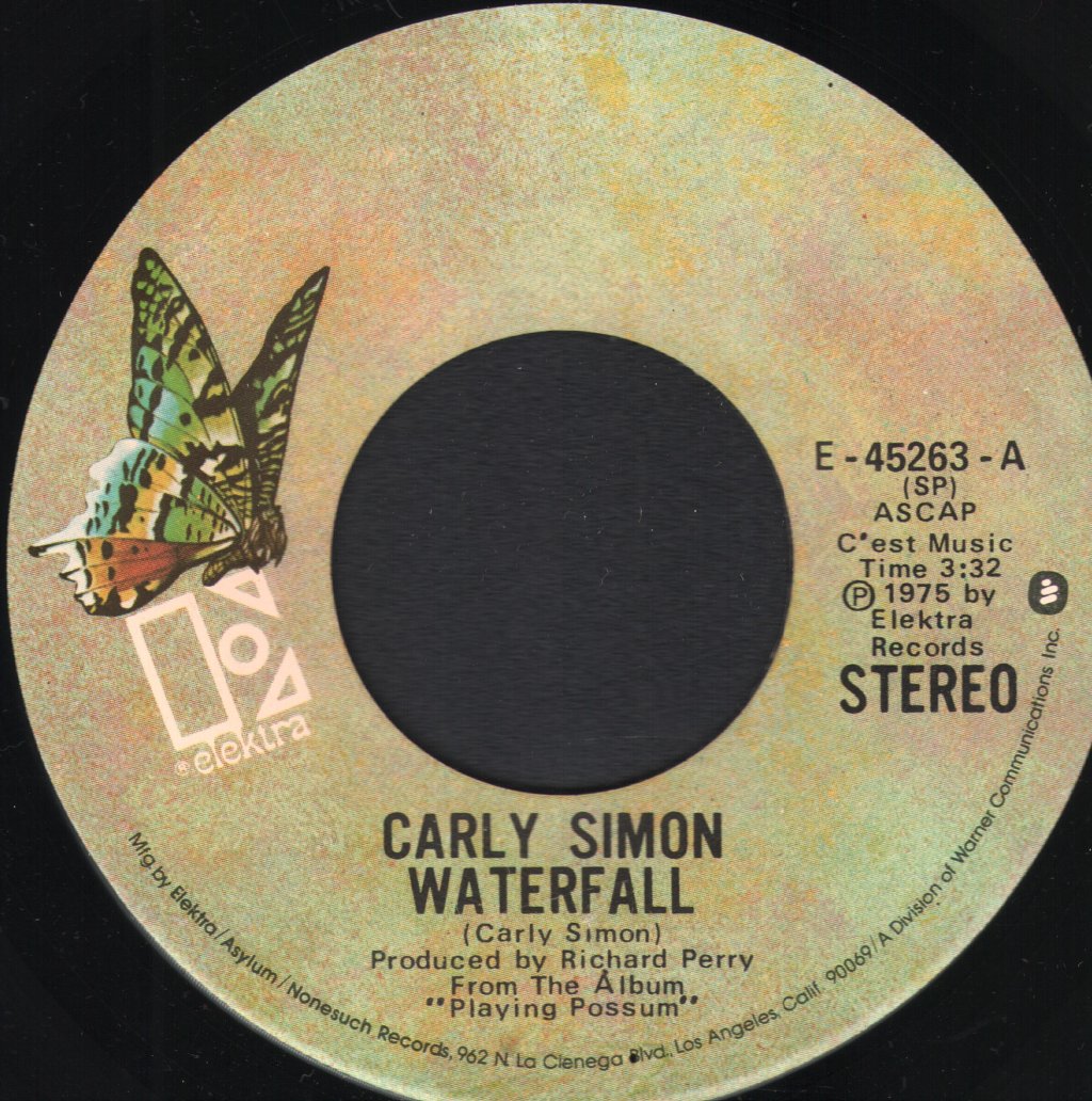 Carly Simon - Waterfall - 7 Inch