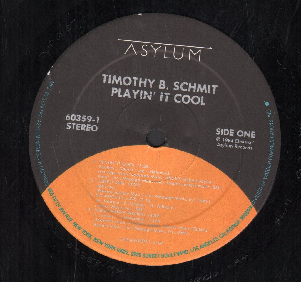 Timothy B Schmit - Play It Cool - Lp