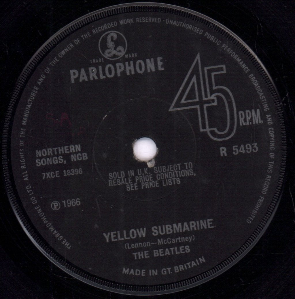 Beatles - Yellow Submarine - 7 Inch