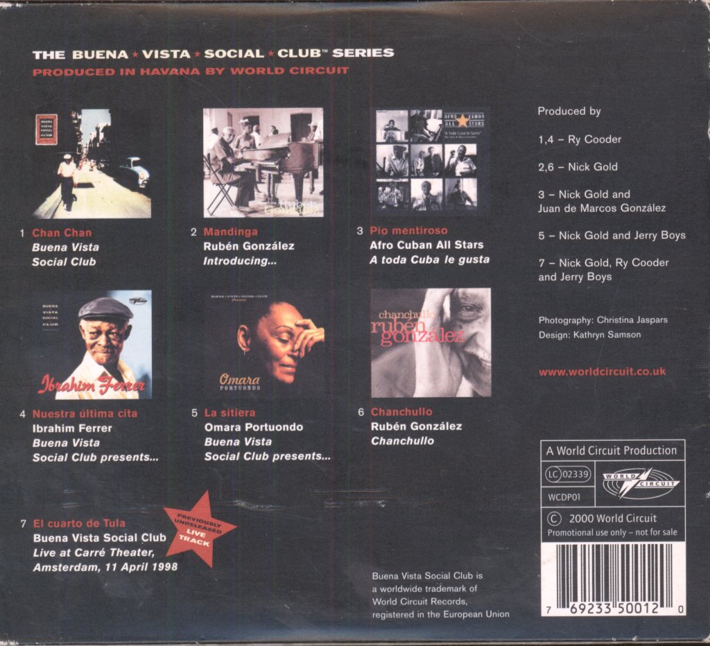 Buena Vista Social Club - Buena Vista Social Club Series Sampler - Cd