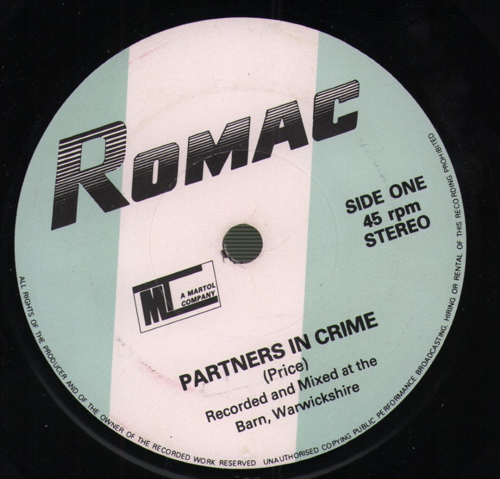 Screen Heroes - Partners In Crime / Poor Boy - 7 Inch