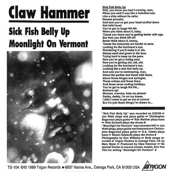 Claw Hammer - Sick Fish Belly Up - 7 Inch