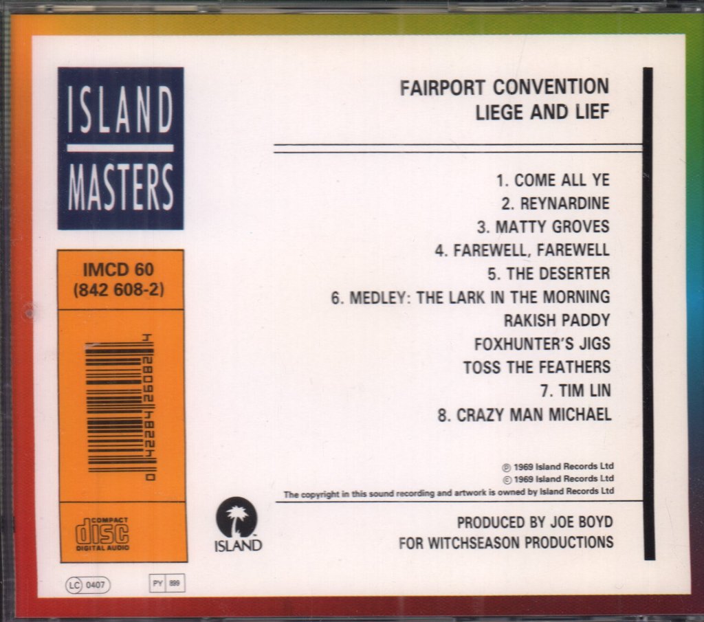 Fairport Convention - Liege & Lief - Cd