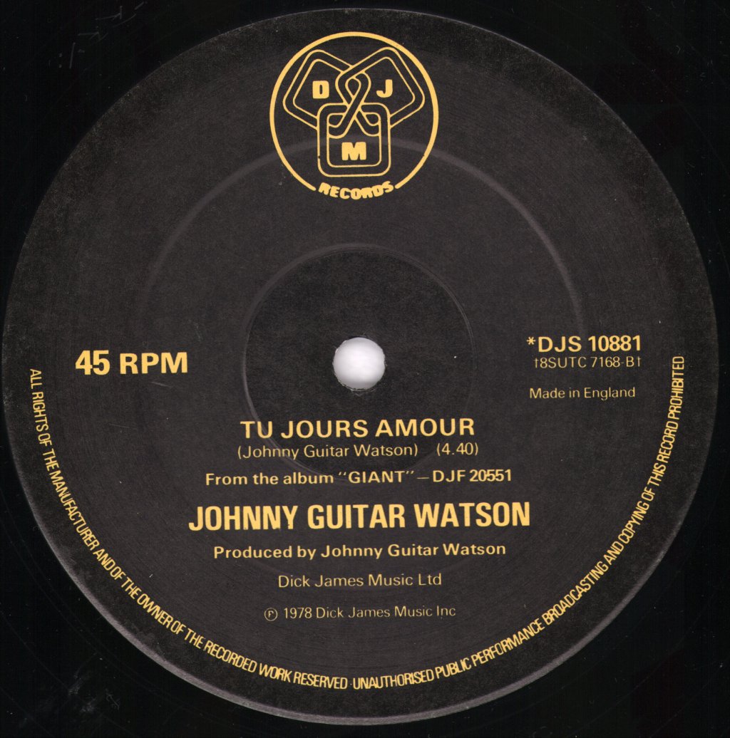 Johnny Guitar Watson - Miss Frisco - 12 Inch
