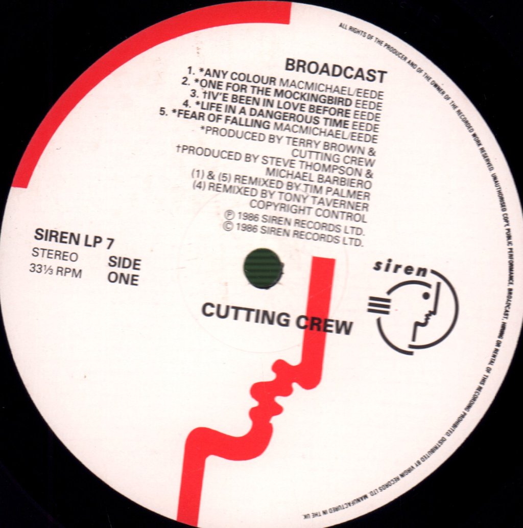 Cutting Crew - Broadcast - Lp