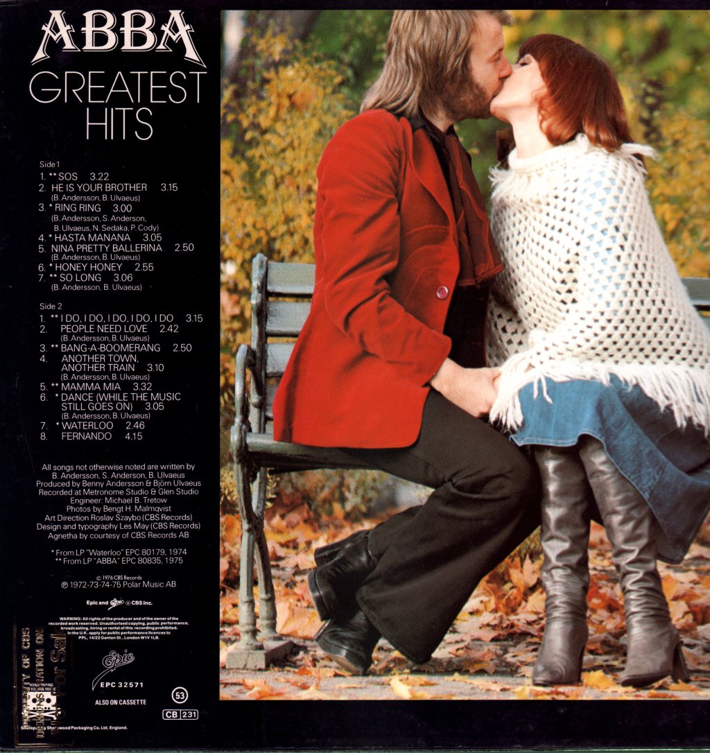 ABBA - Greatest Hits - Lp