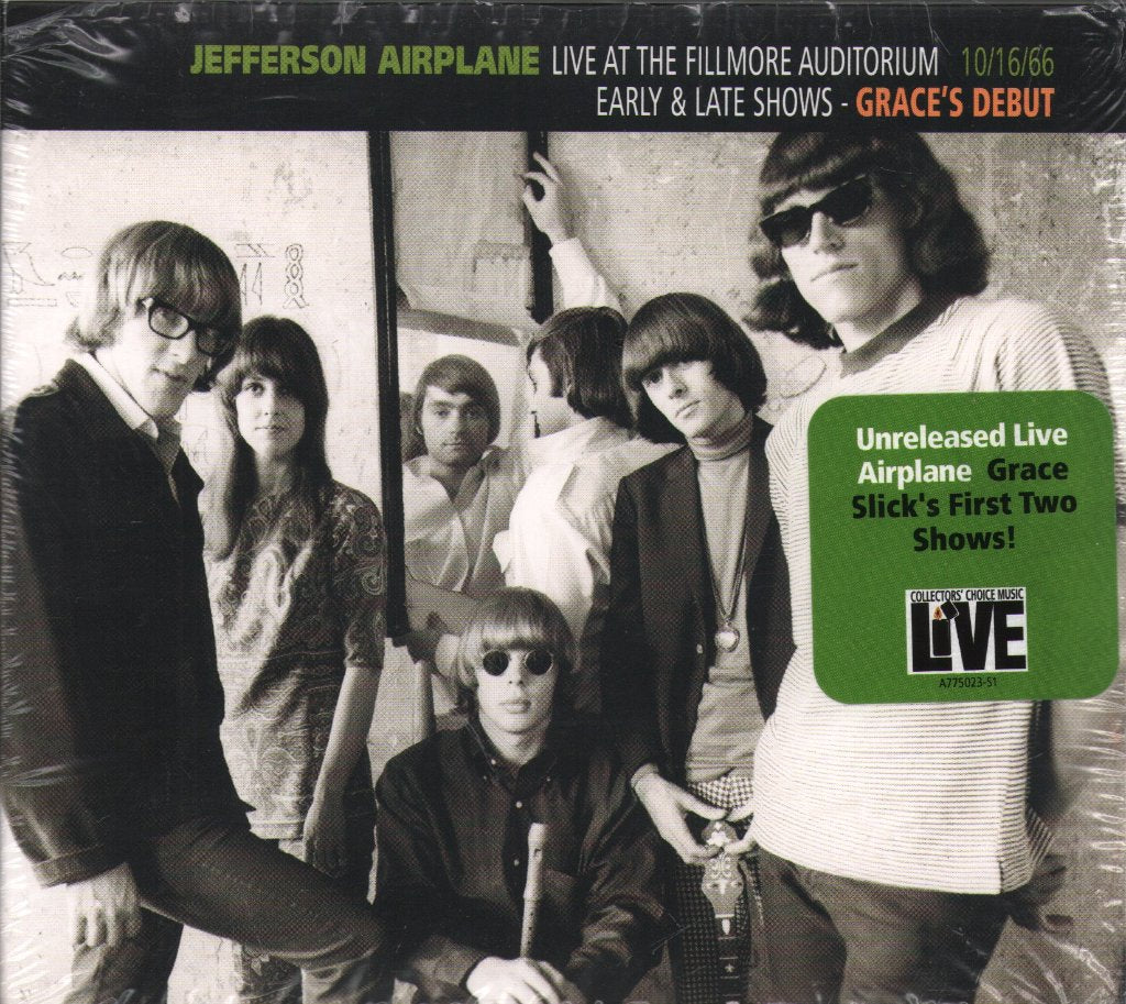 Jefferson Airplane - Live At The Fillmore Auditorium 10/16/66 (Early & Late Shows - Grace's Debut) - Cd