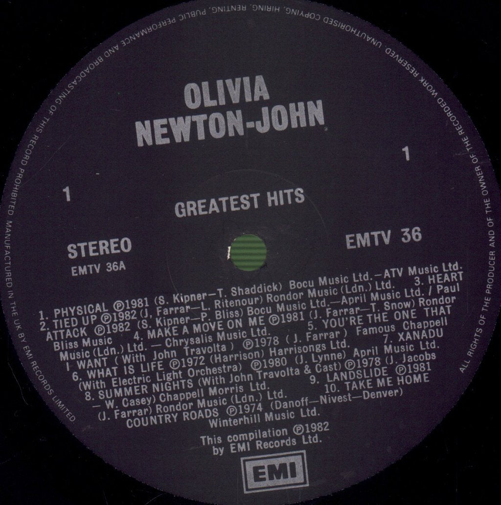 Olivia Newton John - Greatest Hits - Lp