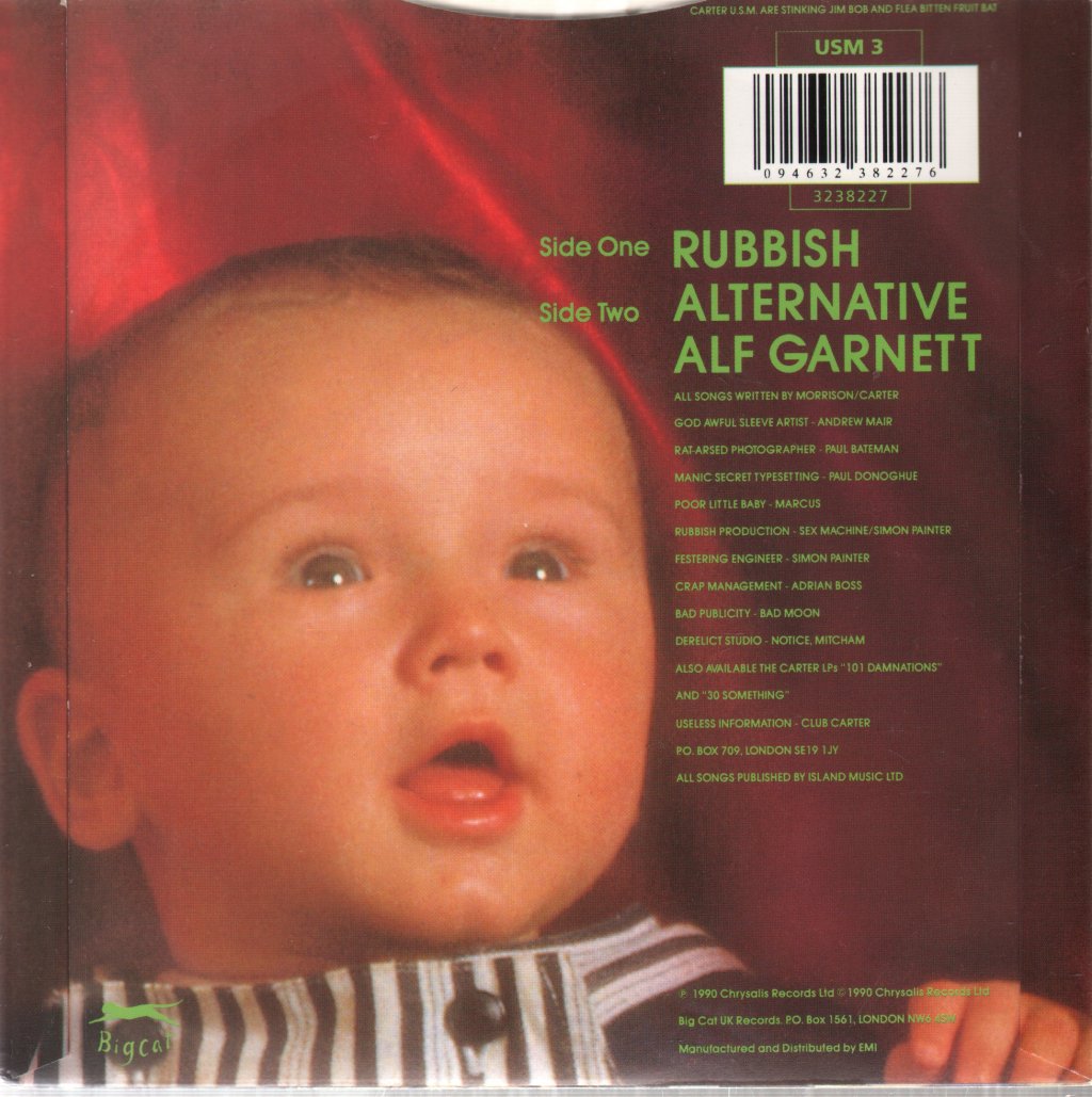 Carter - Rubbish - 7 Inch