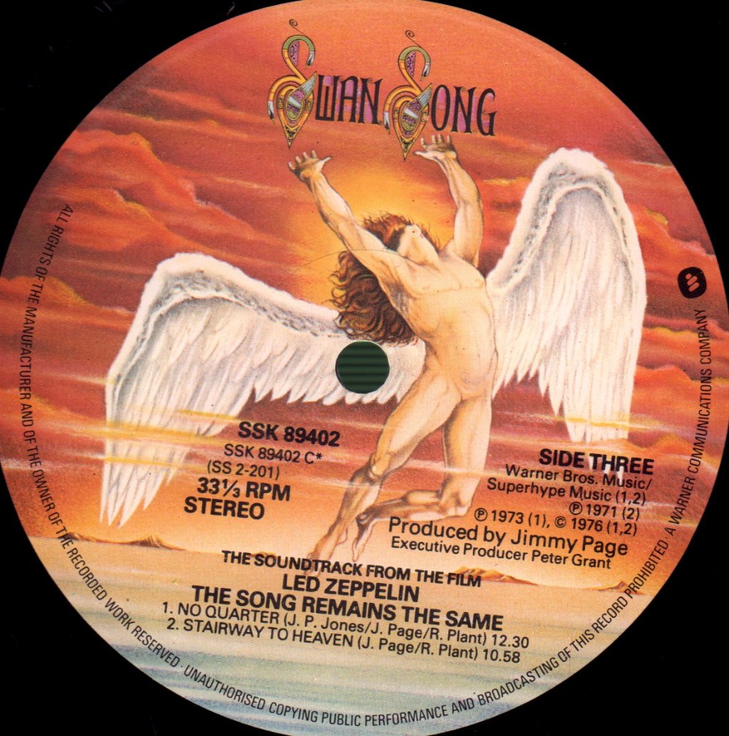 Led Zeppelin - Song Remains The Same - Double Lp