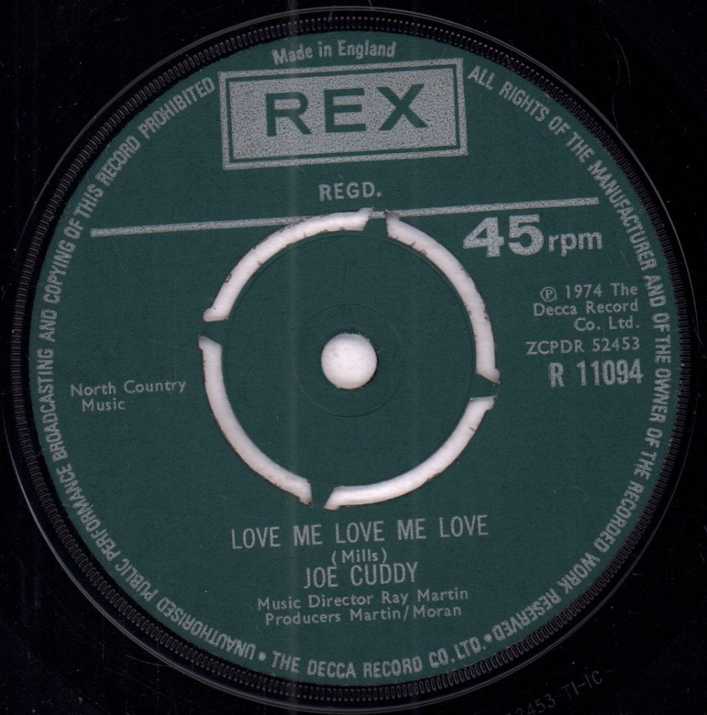 Joe Cuddy - Daddy Let's Play - 7 Inch