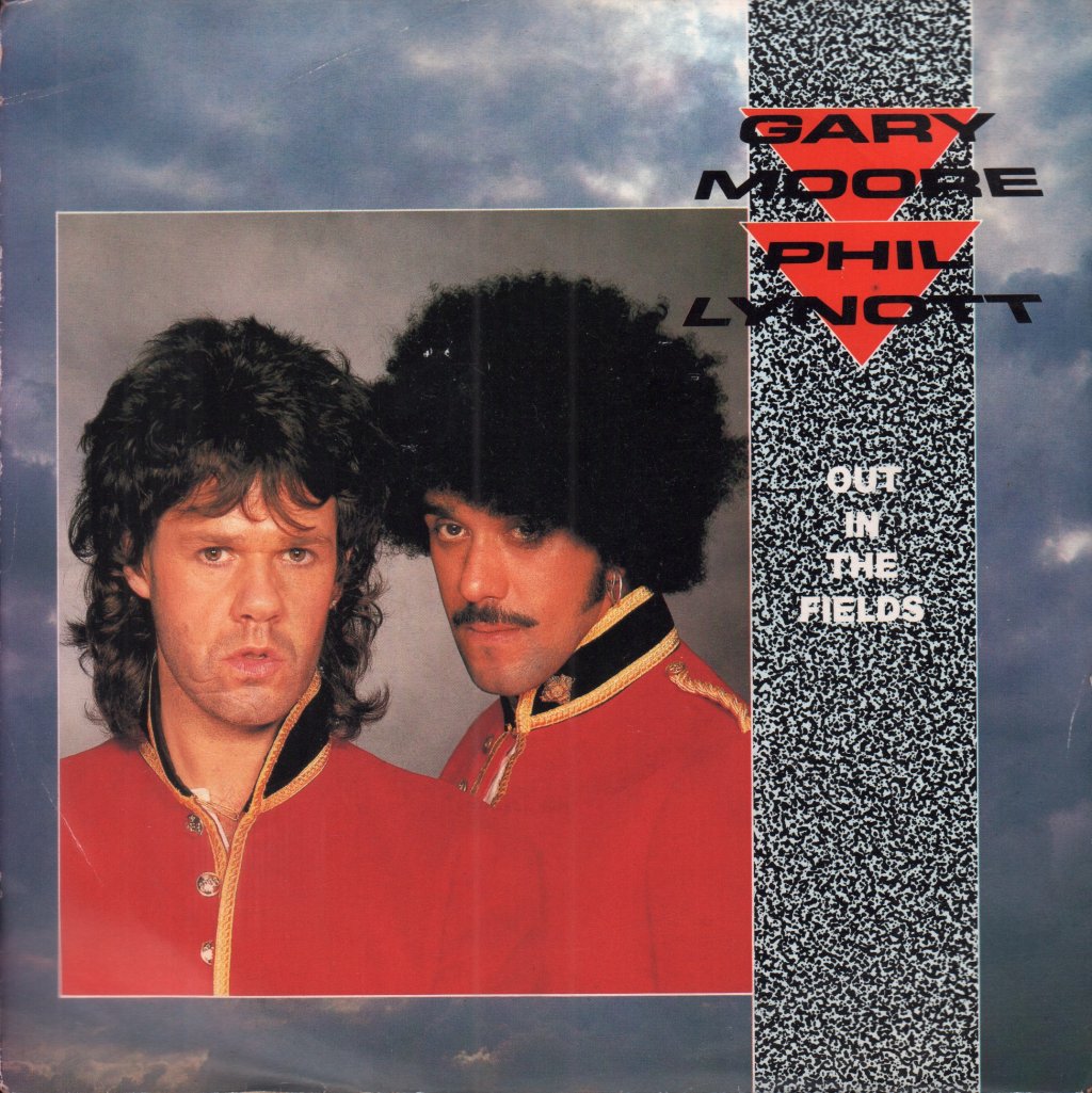 Gary Moore And Phil Lynott - Out In The Fields - 7 Inch