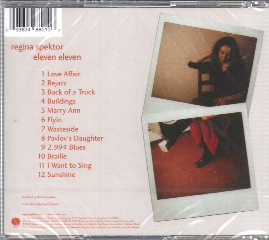 Regina Spektor - 11:11 - Cd