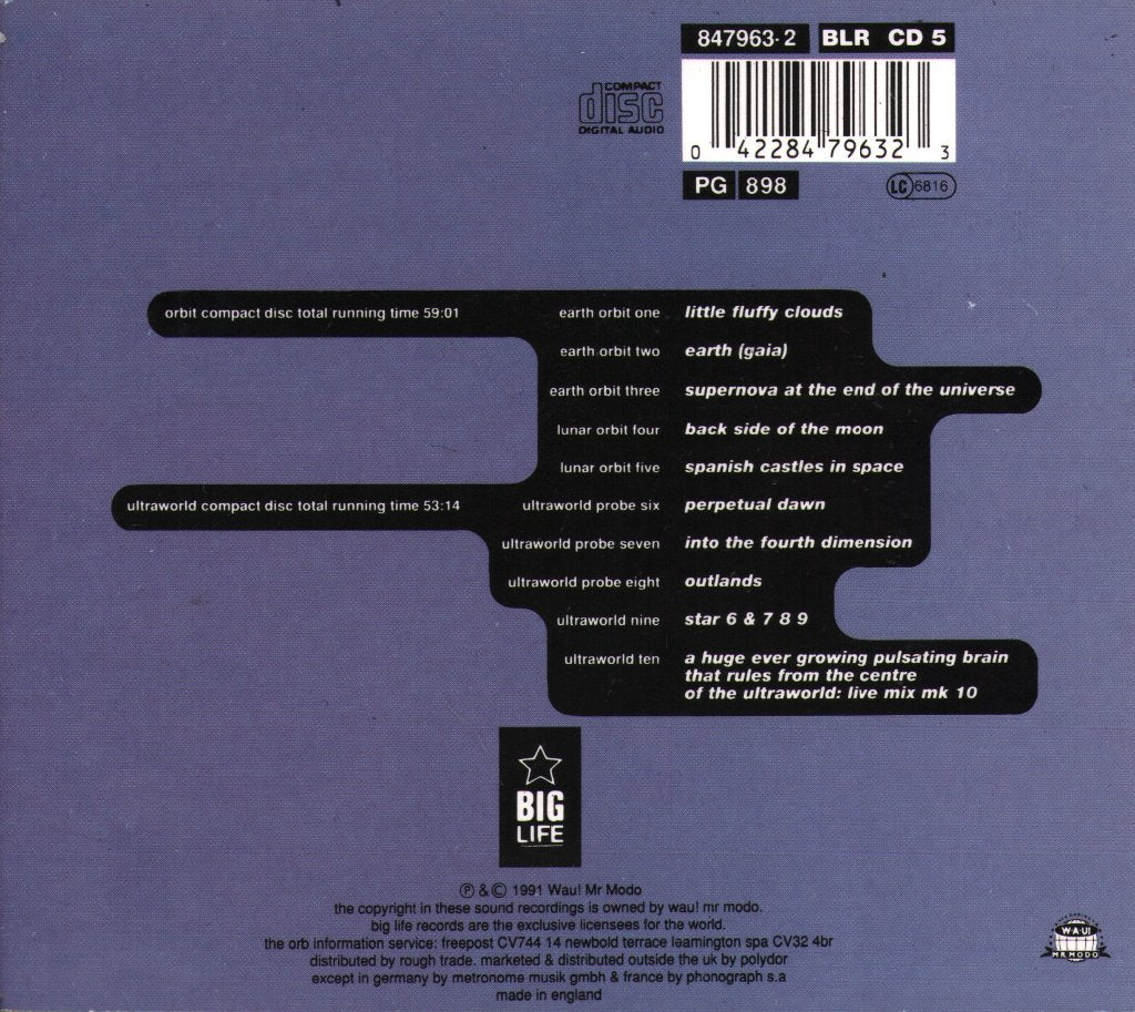 ORB - Orb's Adventures Beyond The Ultraworld - Double Cd