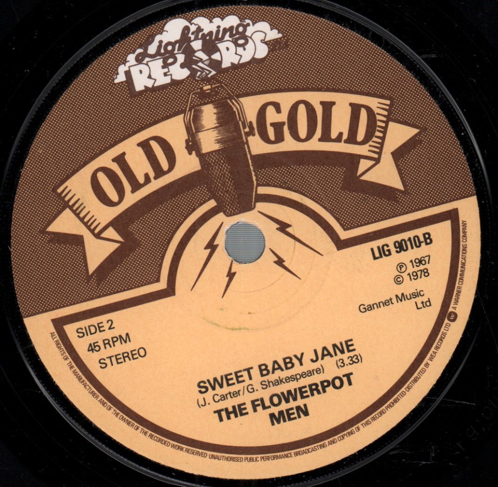 Flowerpot Men - Let's Go To San Francisco / Sweet Baby Jane - 7 Inch
