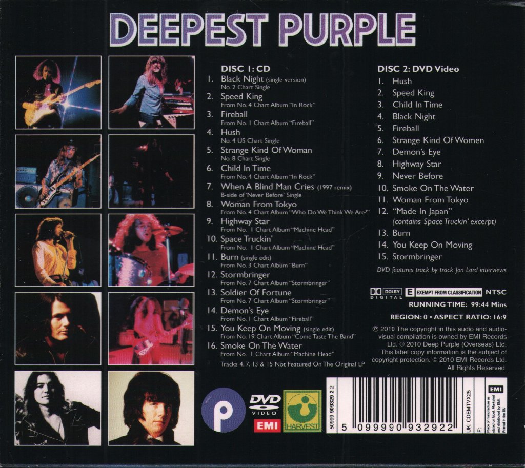 Deep Purple - Deepest Purple: The Very Best Of Deep Purple - Cd