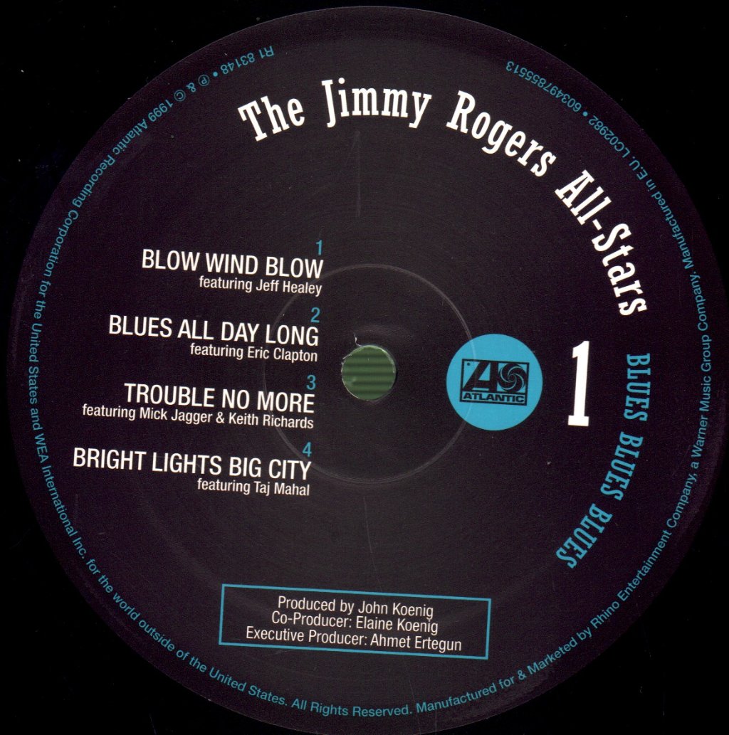 Jimmy Rogers All Stars - Blues Blues Blues - Lp
