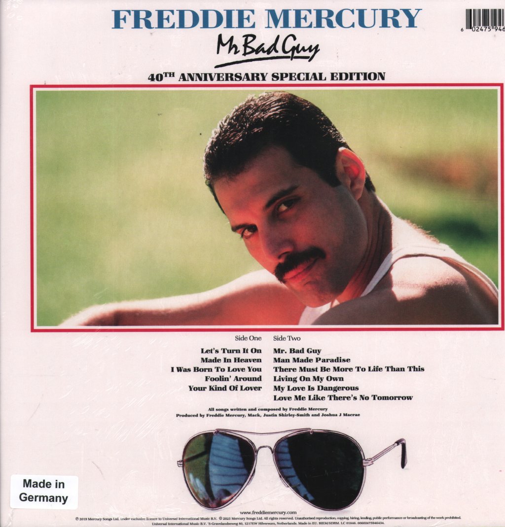 Freddie Mercury - Mr. Bad Guy - Lp