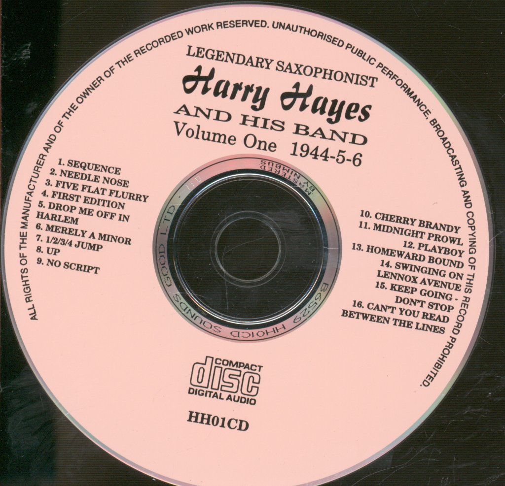 Harry Hayes Band - Volume One 1944-5-6 - Cd