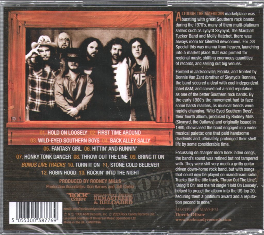 38 Special - Wild-Eyed Southern Boys - Cd