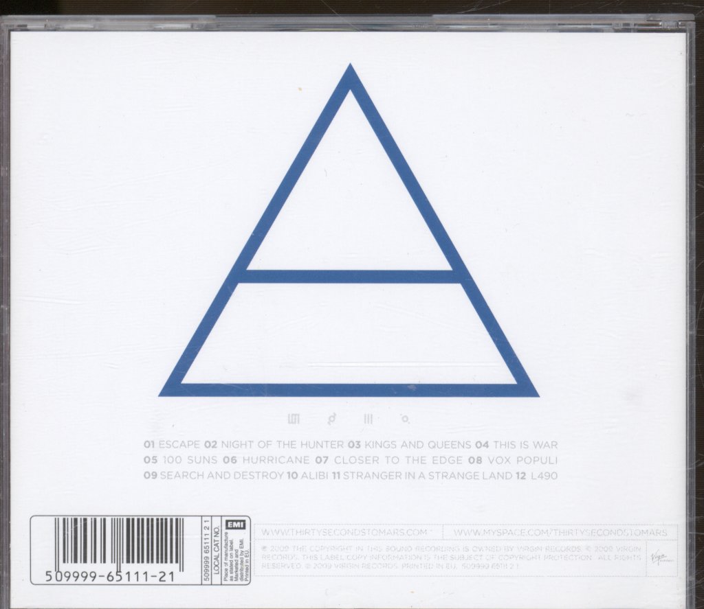 30 Seconds To Mars - This Is War - Cd