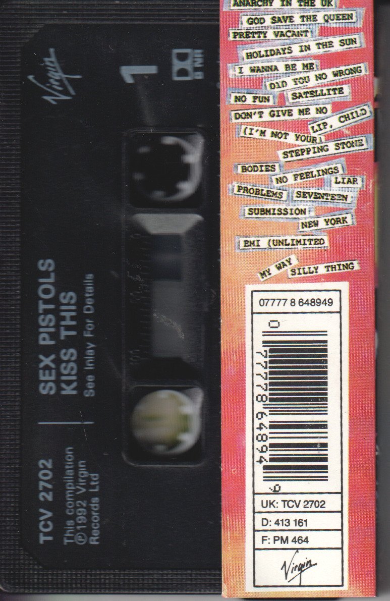 Sex Pistols - Kiss This - Cassette