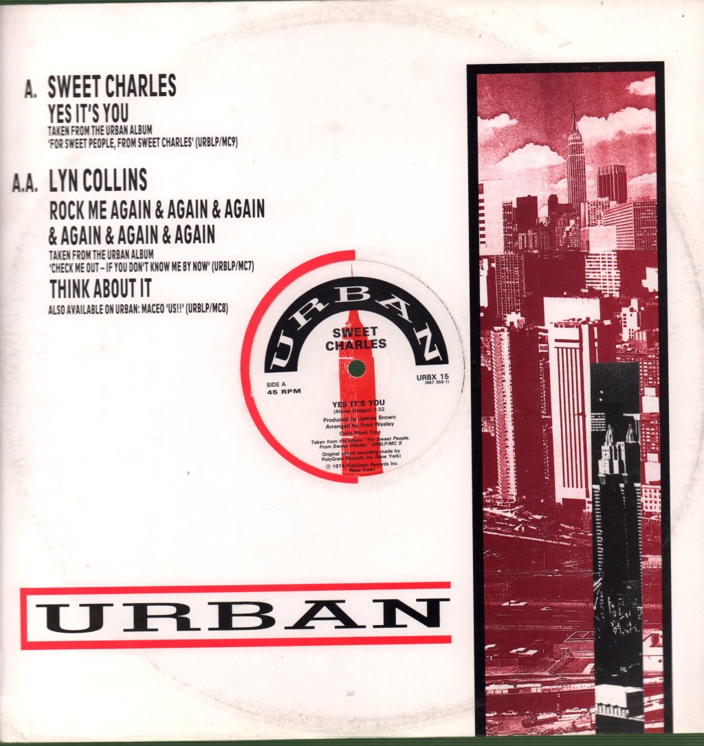 Sweet Charles / Lyn Collins - Yes It's You / Rock Me Again And Again / Think About It - 12 Inch