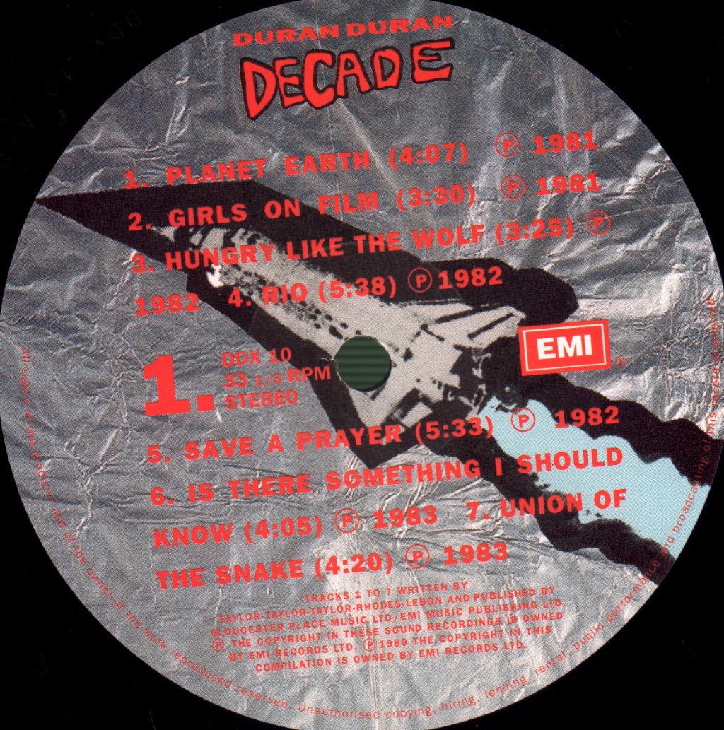 Duran Duran - Decade - Lp