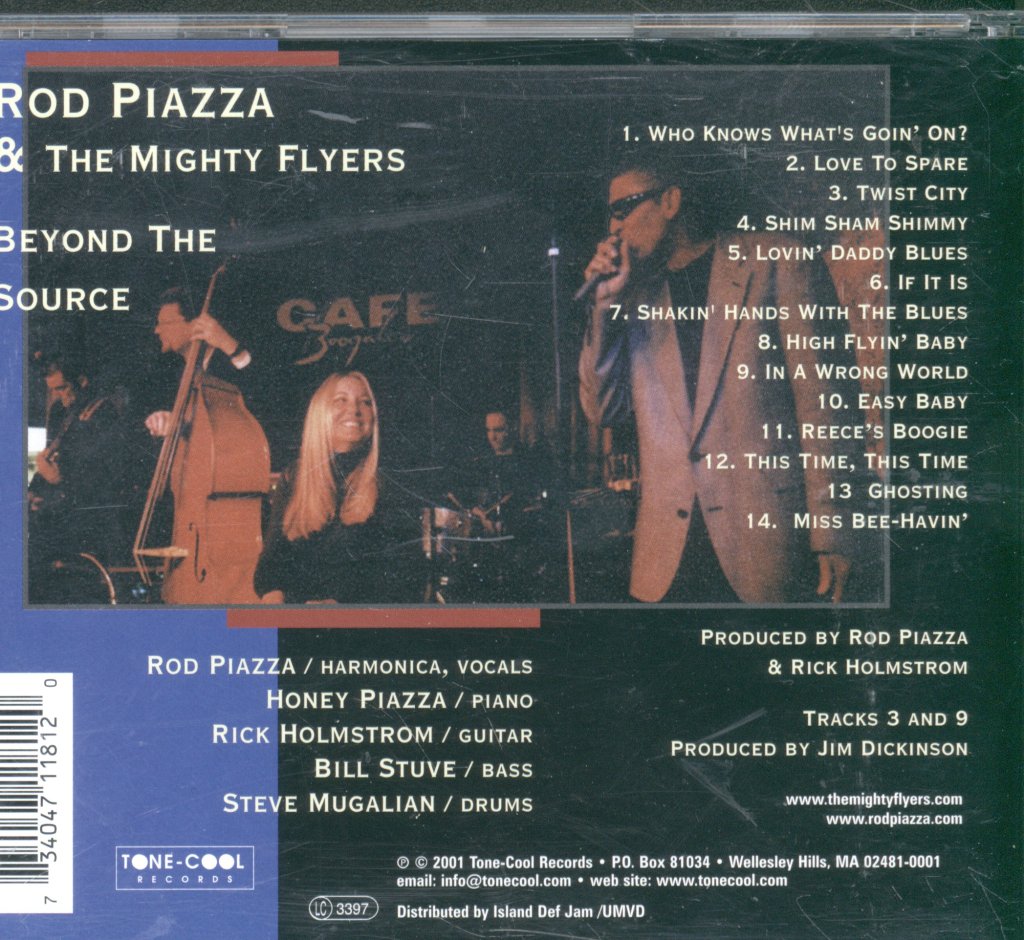 Rod Piazza And The Mighty Flyers - Beyond The Source - Cd