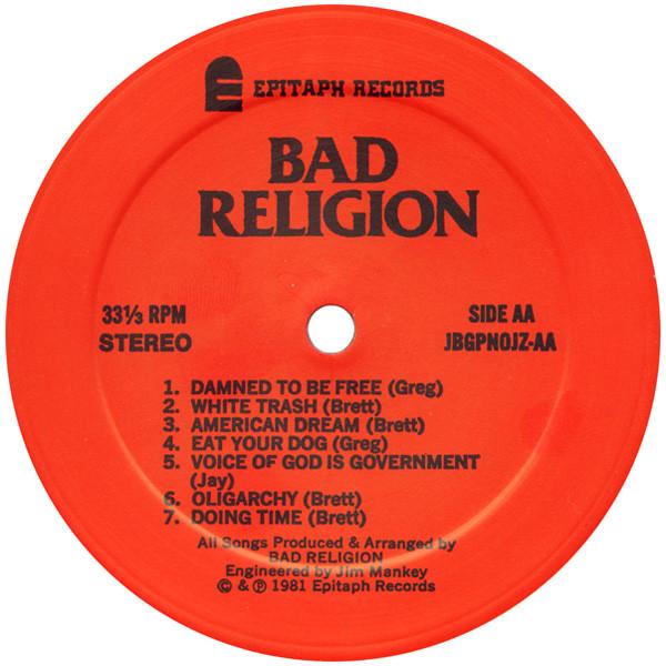 Bad Religion - How Could Hell Be Any Worse? - Lp