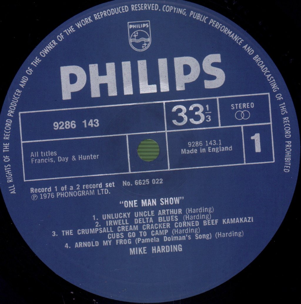 Mike Harding - One Man Show - Double Lp