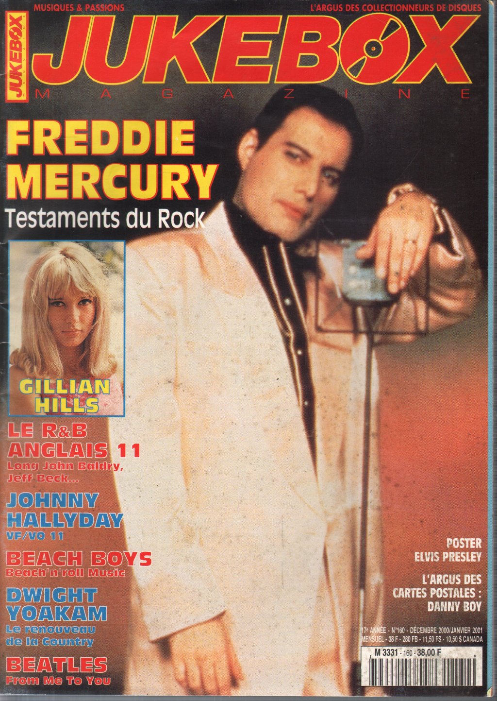 Freddie Mercury - Jukebox Magazine December 2000/January 2001 - Magazine