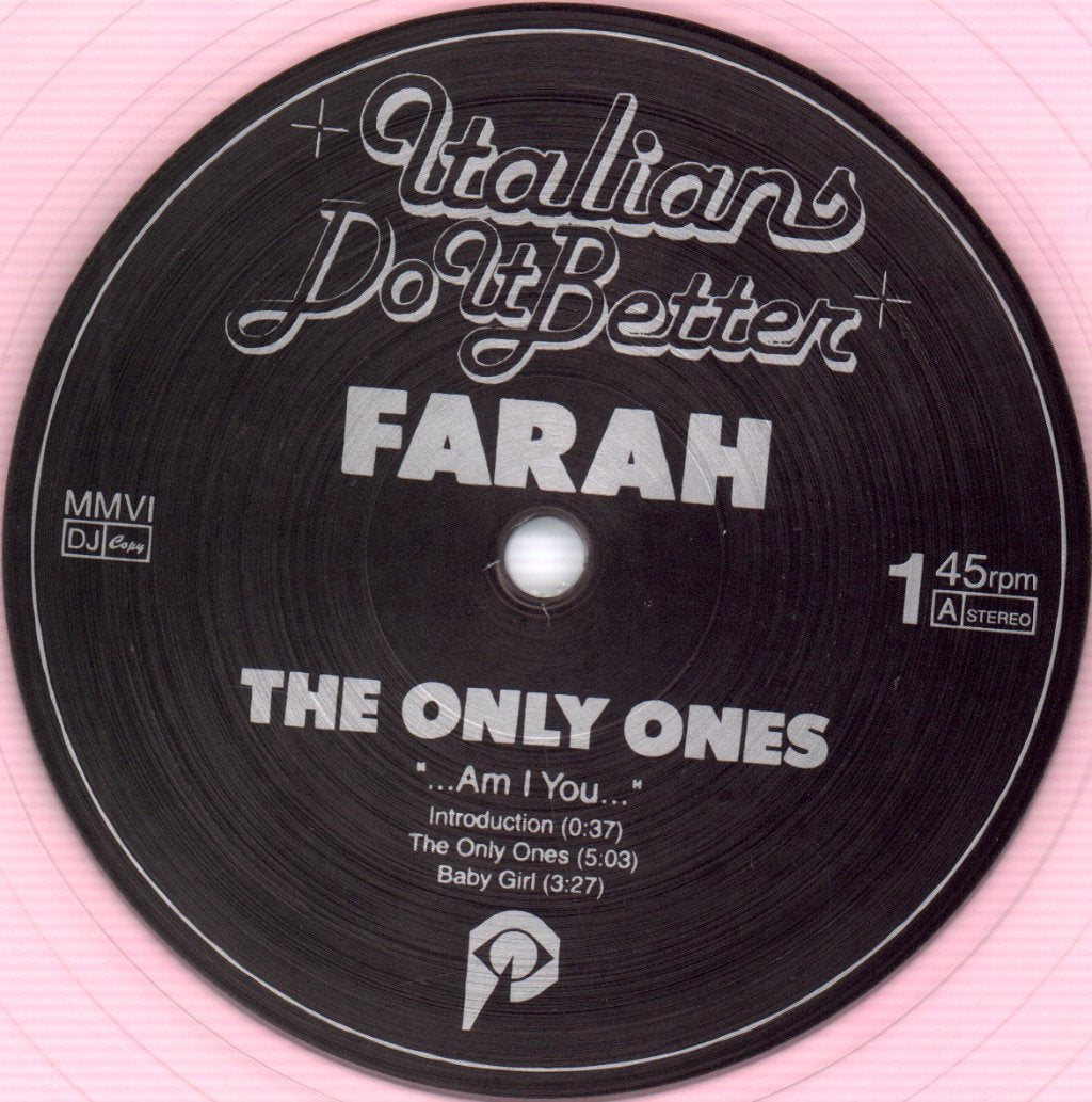 Farah - Only Ones - 12 Inch