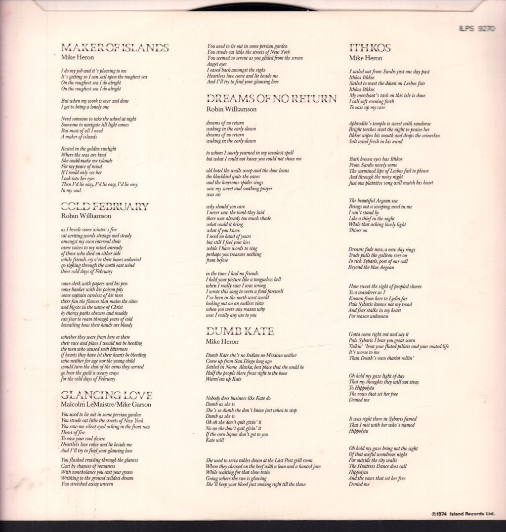 Incredible String Band - Hard Rope & Silken Twine - Lp